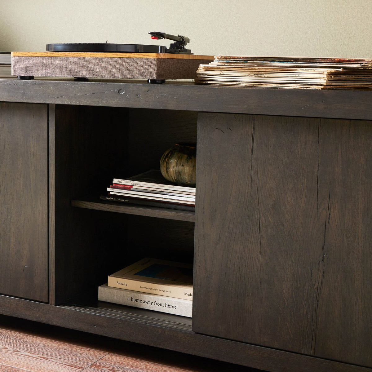Laredo Media Console - Smoked Black