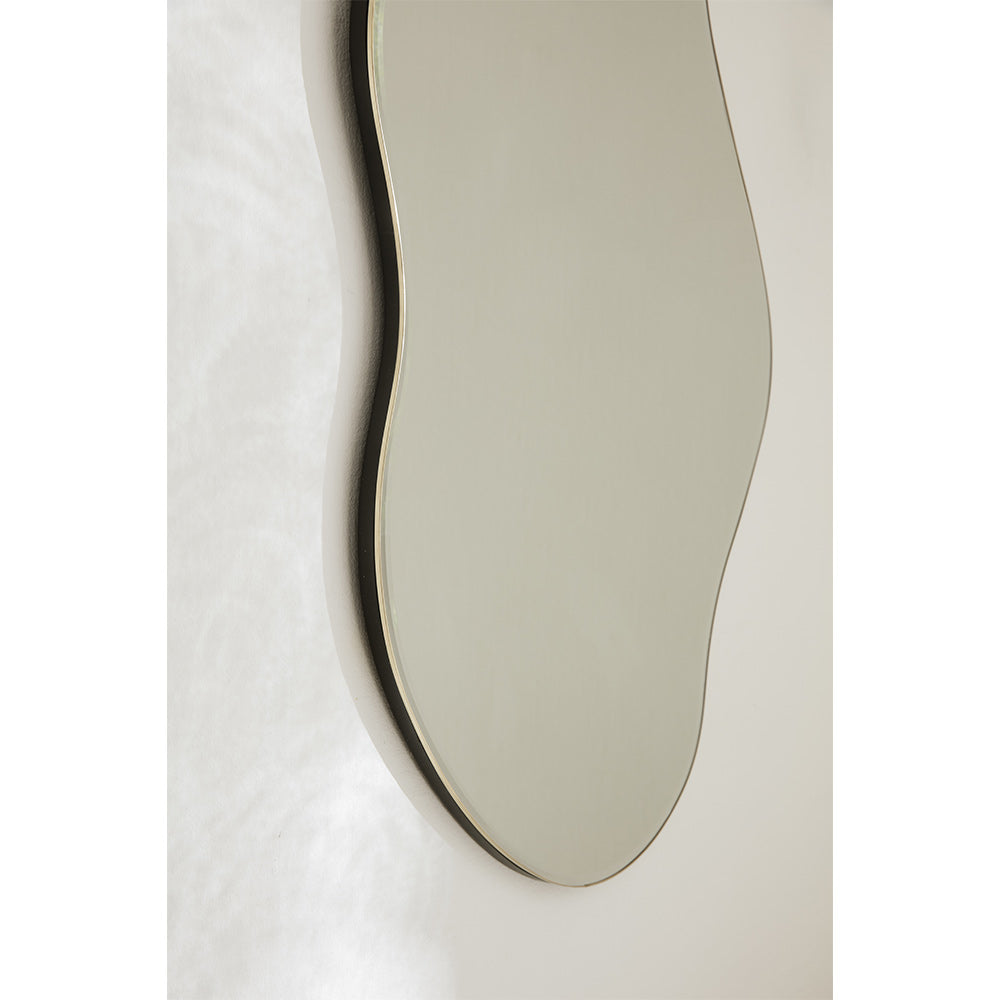 Large Pond Mirror - Brass