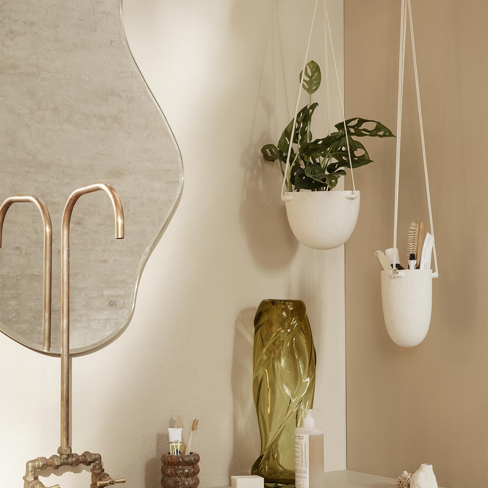 Large Pond Mirror - Brass