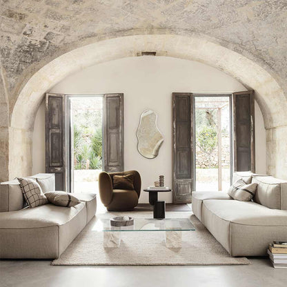 Large Pond Mirror - Brass