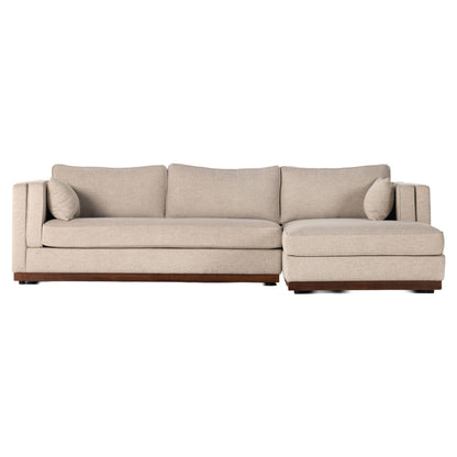 Lawrence 2-Piece Sectional W/ Chaise - Nova Taupe