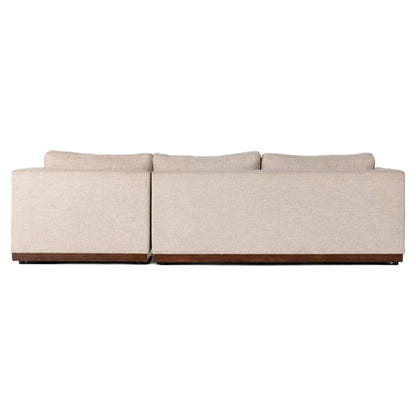 Lawrence 2-Piece Sectional W/ Chaise - Nova Taupe