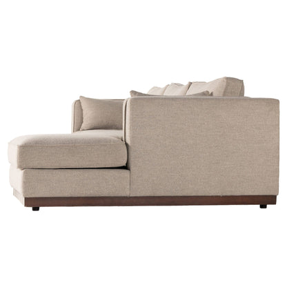 Lawrence 2-Piece Sectional W/ Chaise - Nova Taupe