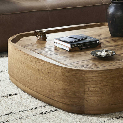 Leandro Coffee Table - Natural Reclaimed French Oak