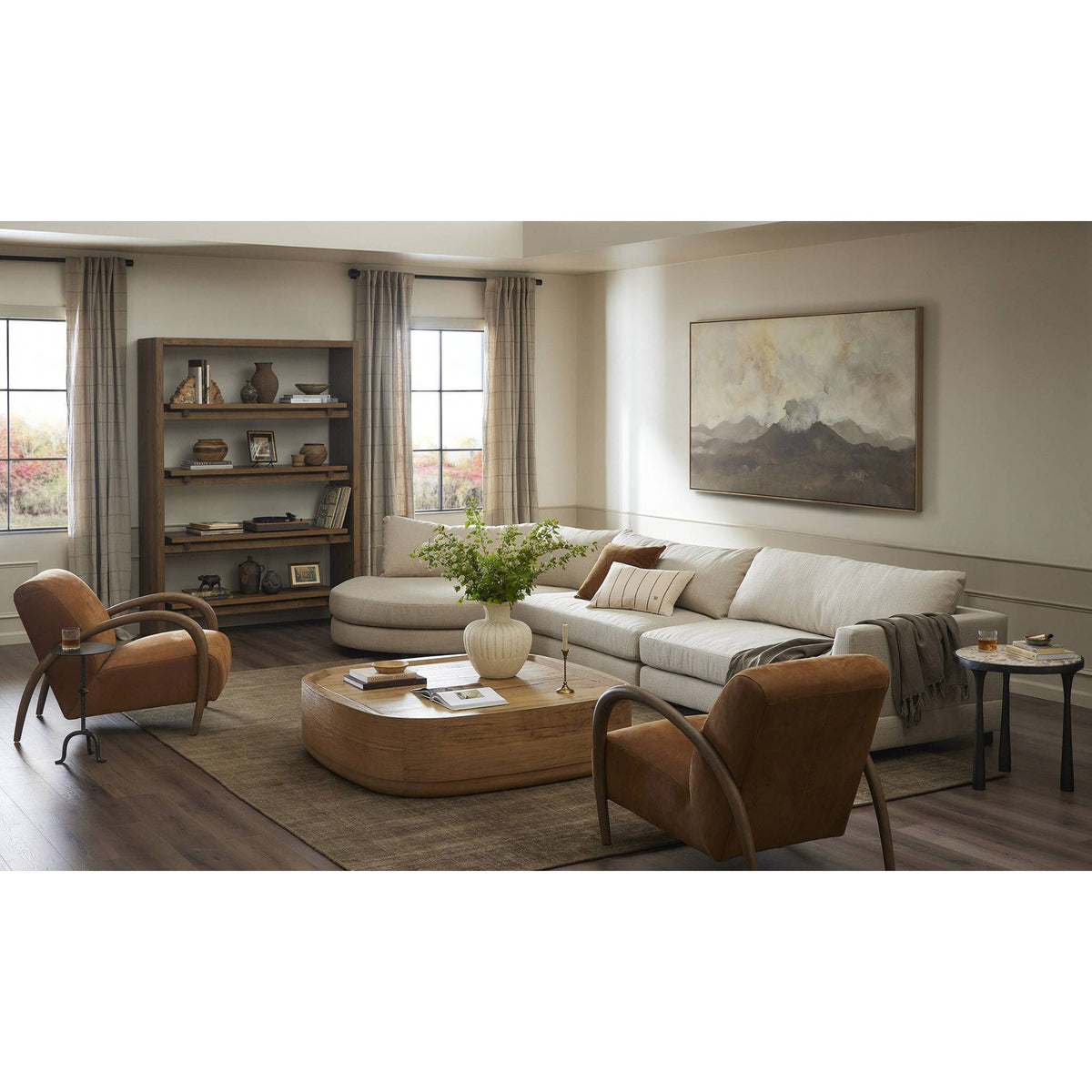 Leandro Coffee Table - Natural Reclaimed French Oak