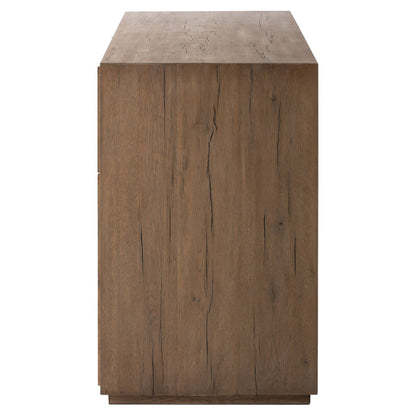 Leo 6 Drawer Dresser - Rustic Gray