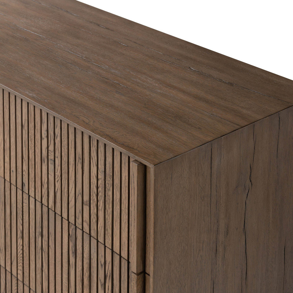 Leo 6 Drawer Dresser - Rustic Gray