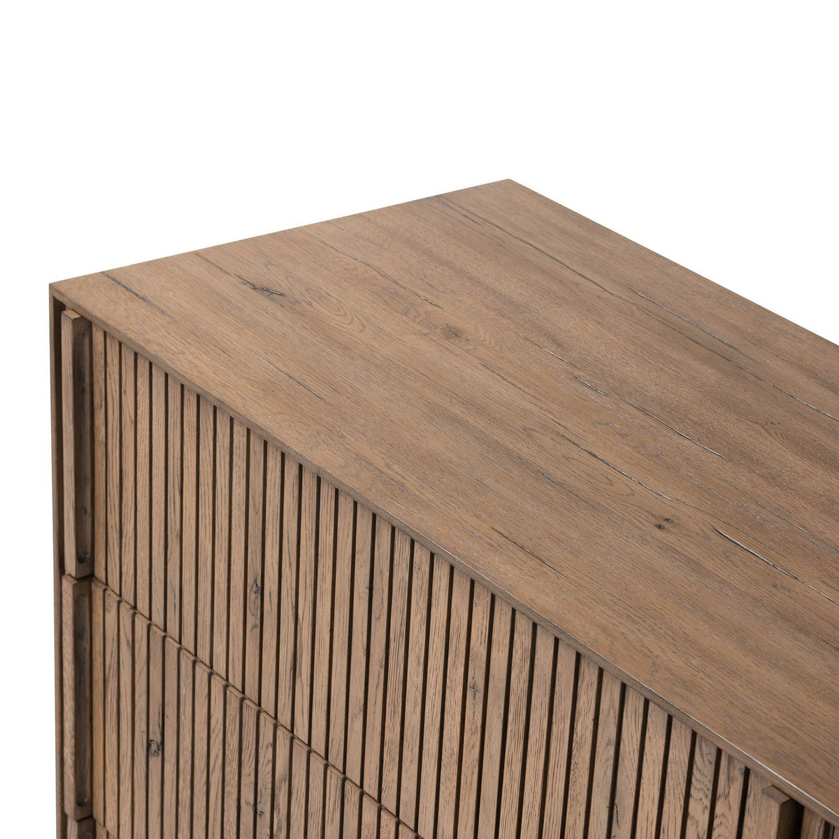Leo 6 Drawer Dresser - Rustic Gray