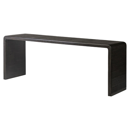 Leo Console Table - Smoked Black