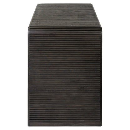 Leo Console Table - Smoked Black