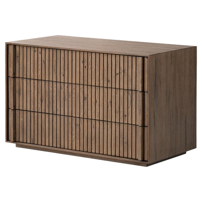 Leo Nightstand - Rustic Gray Veneer