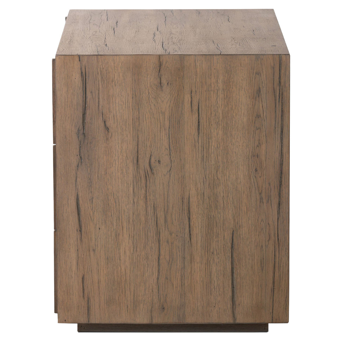 Leo Nightstand - Rustic Gray Veneer