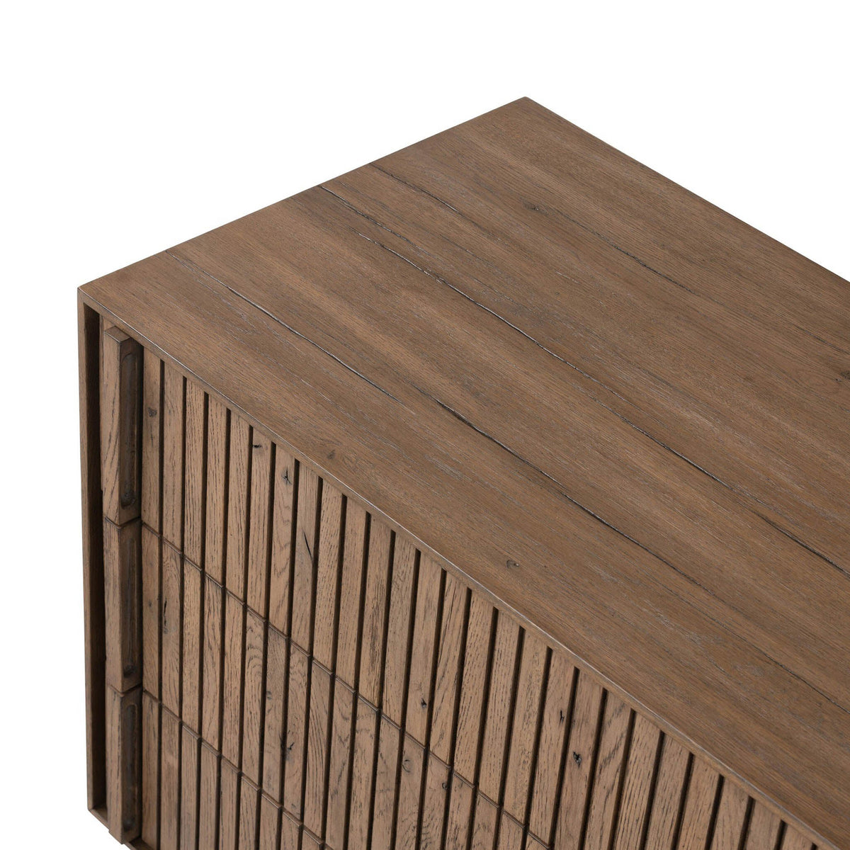 Leo Nightstand - Rustic Gray Veneer