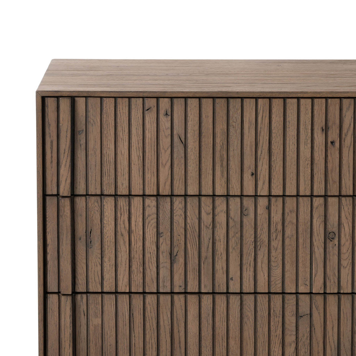 Leo Nightstand - Rustic Gray Veneer