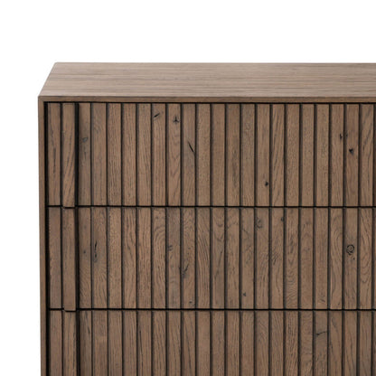 Leo Nightstand - Rustic Gray Veneer