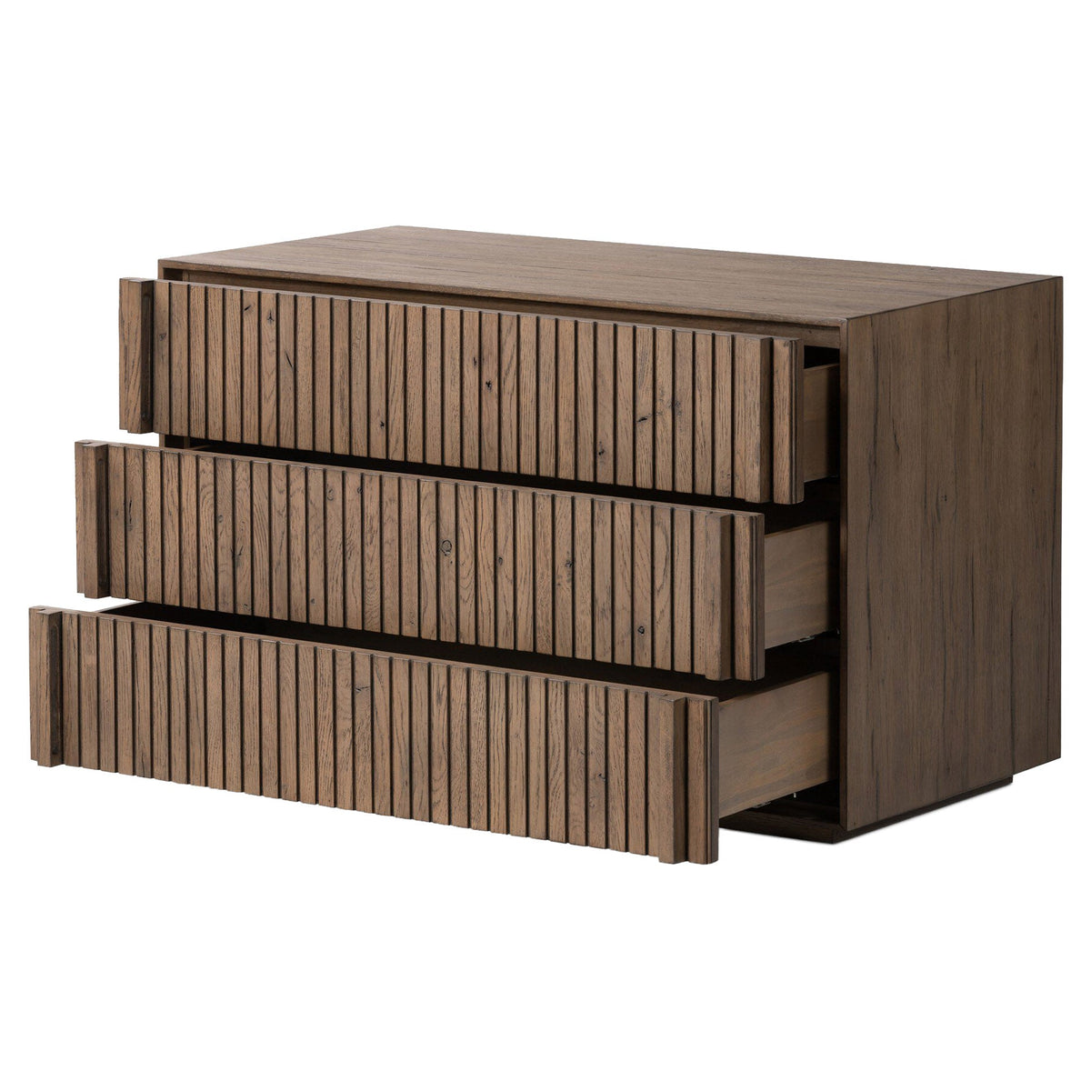 Leo Nightstand - Rustic Gray Veneer