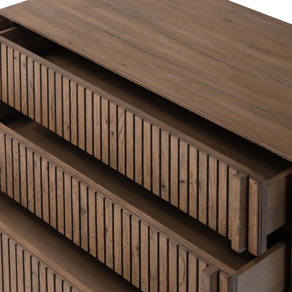 Leo Nightstand - Rustic Gray Veneer