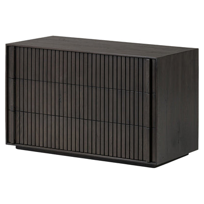 Leo Nightstand - Smoked Black Veneer