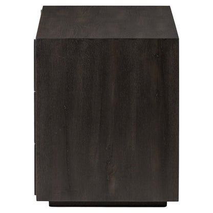Leo Nightstand - Smoked Black Veneer