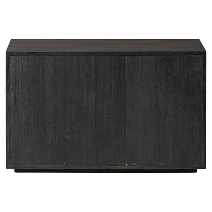 Leo Nightstand - Smoked Black Veneer