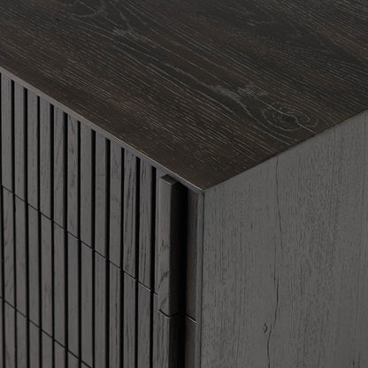 Leo Nightstand - Smoked Black Veneer