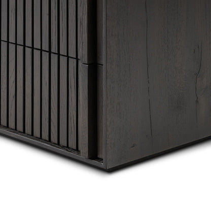Leo Nightstand - Smoked Black Veneer