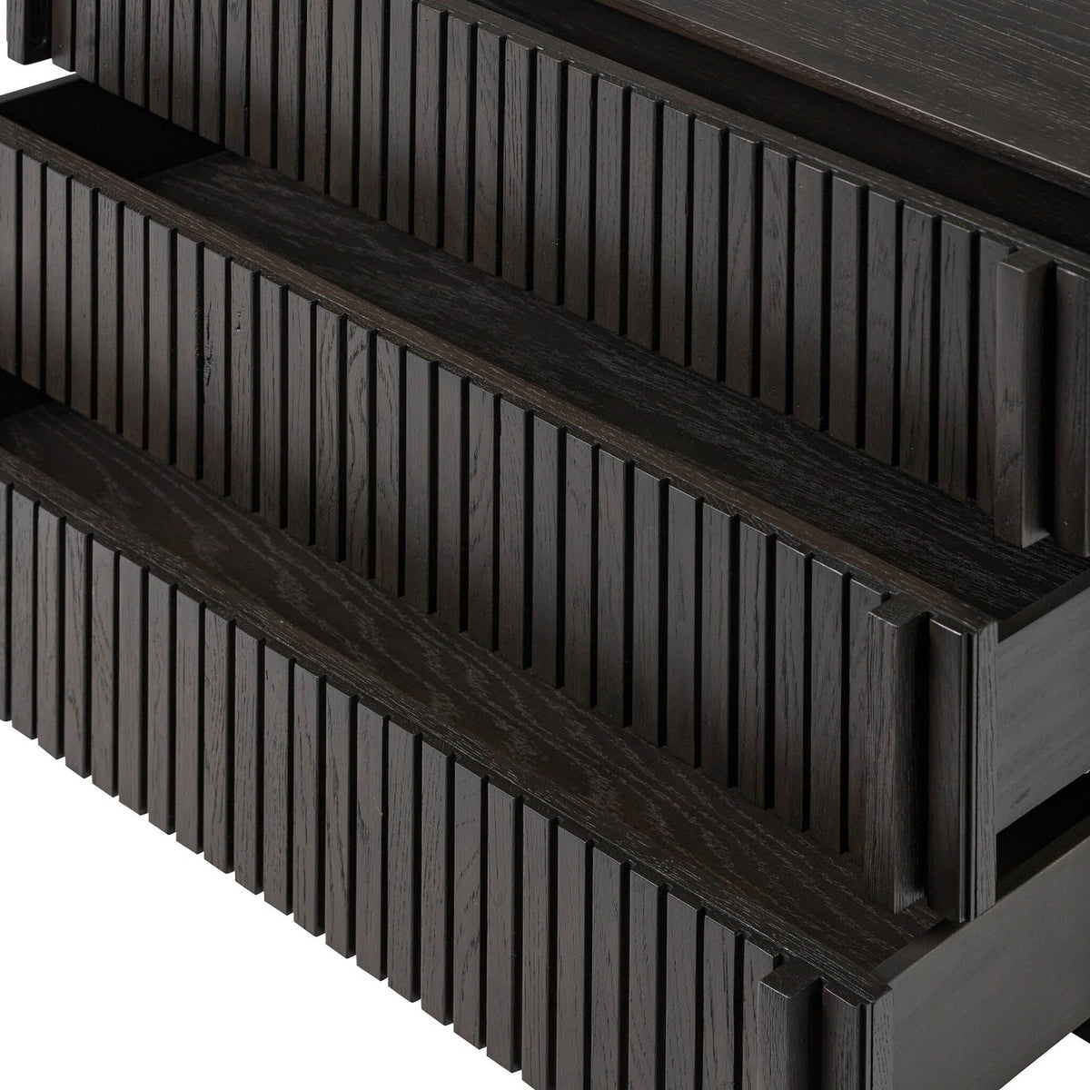 Leo Nightstand - Smoked Black Veneer