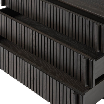Leo Nightstand - Smoked Black Veneer