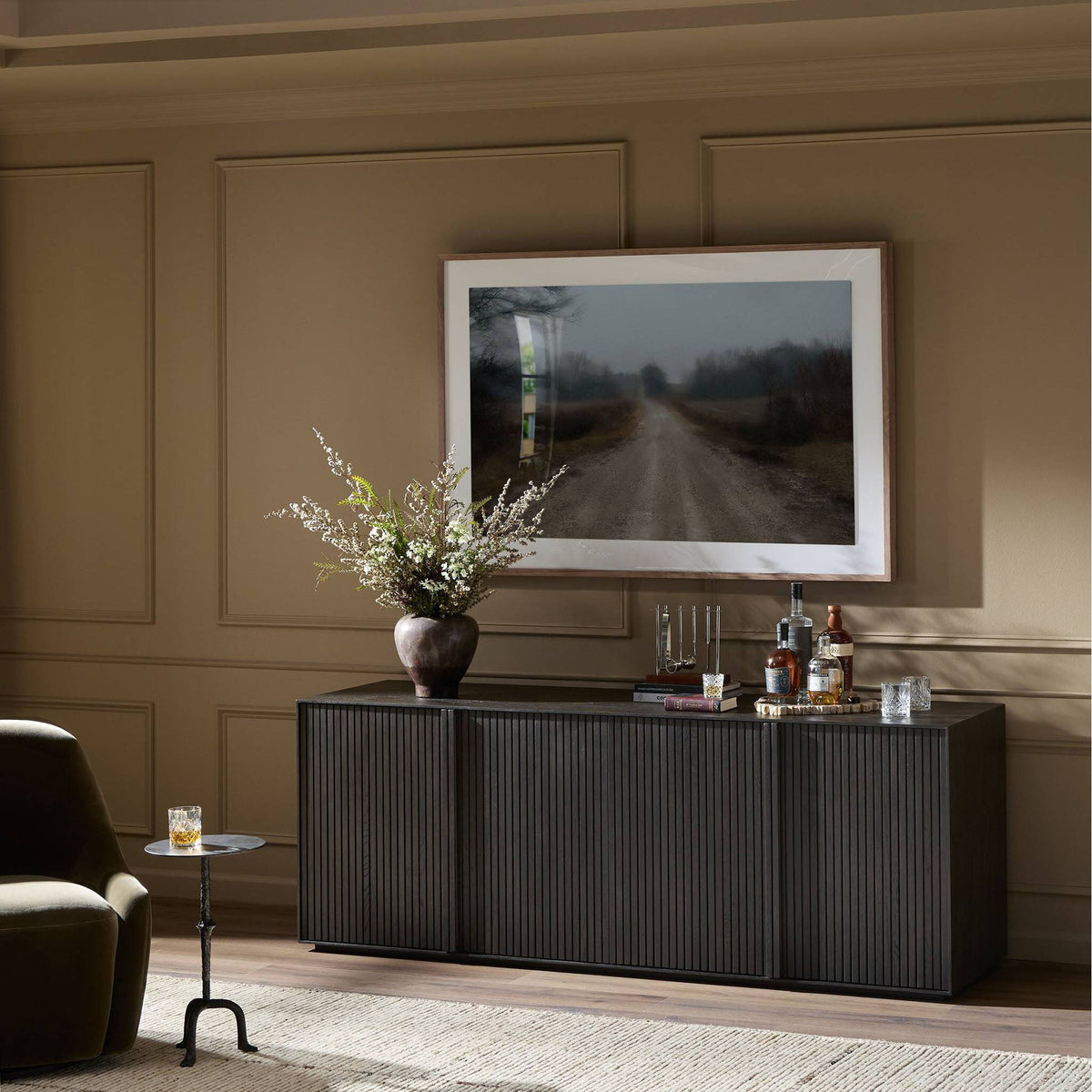 Leo Sideboard - Smoked Black