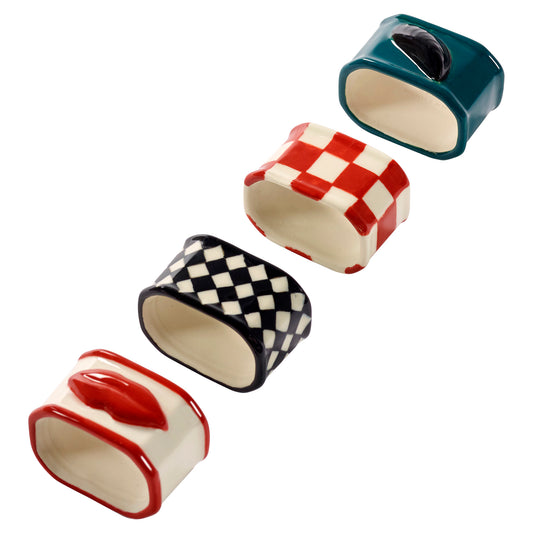Les Objets Mouleversants Napkin Ring - Set of 4