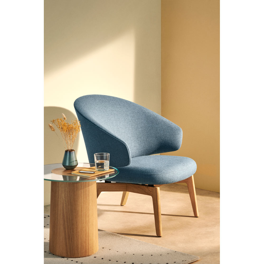 Let Lounge Chair - Wooden Base