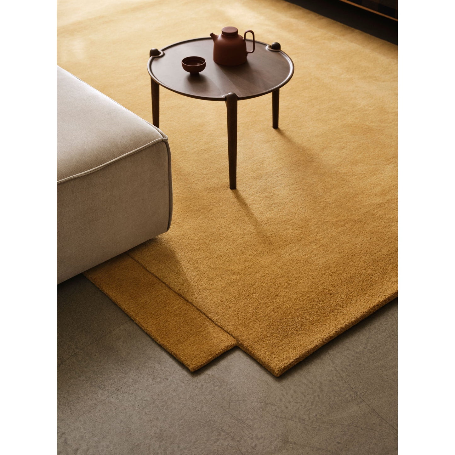 Level Rug - Yellow Ochre