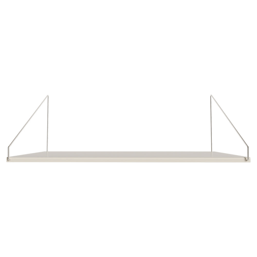 Library Desk Shelf - Warm White Steel
