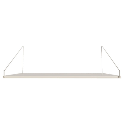 Library Desk Shelf - Warm White Steel
