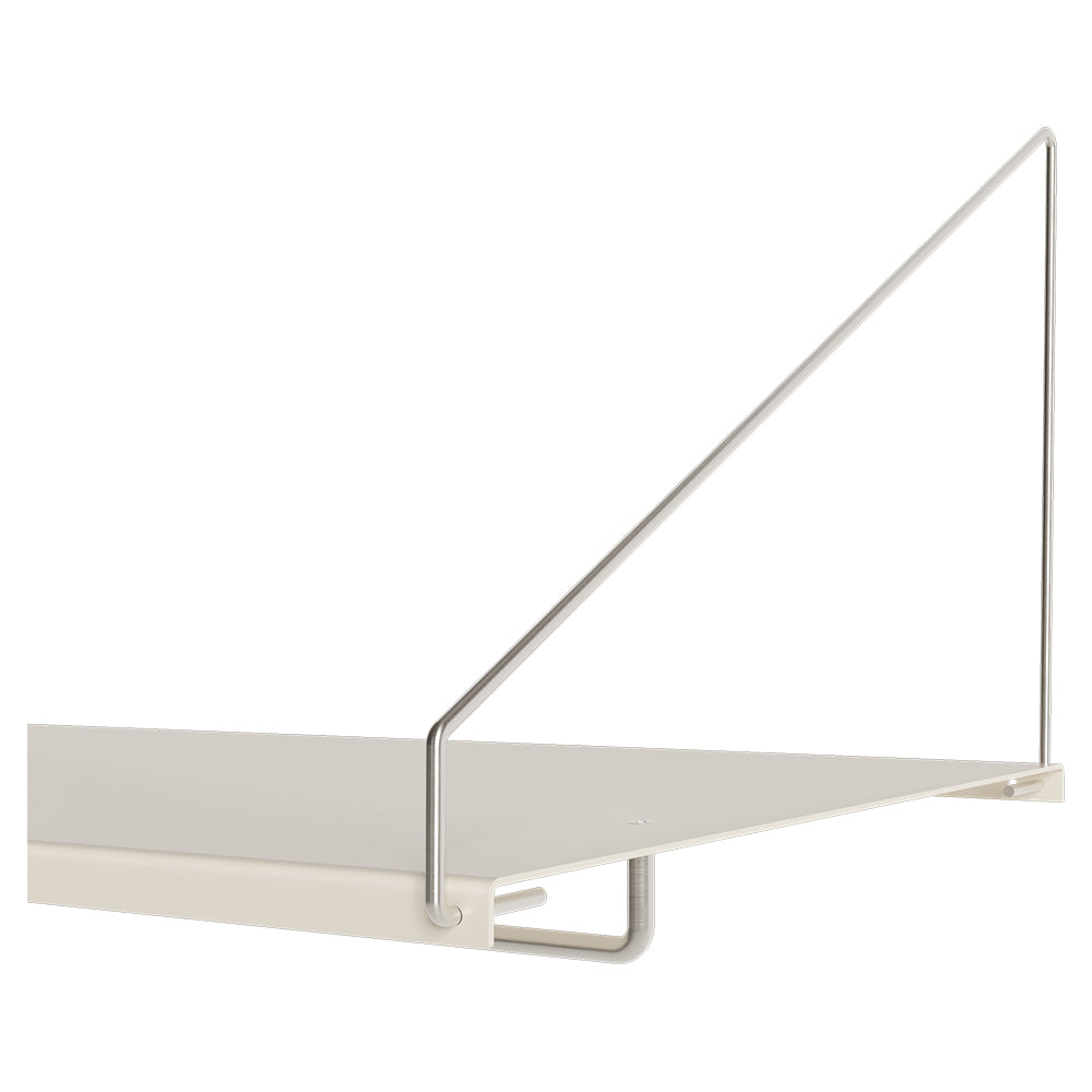Library Hanger Shelf - Warm White Steel