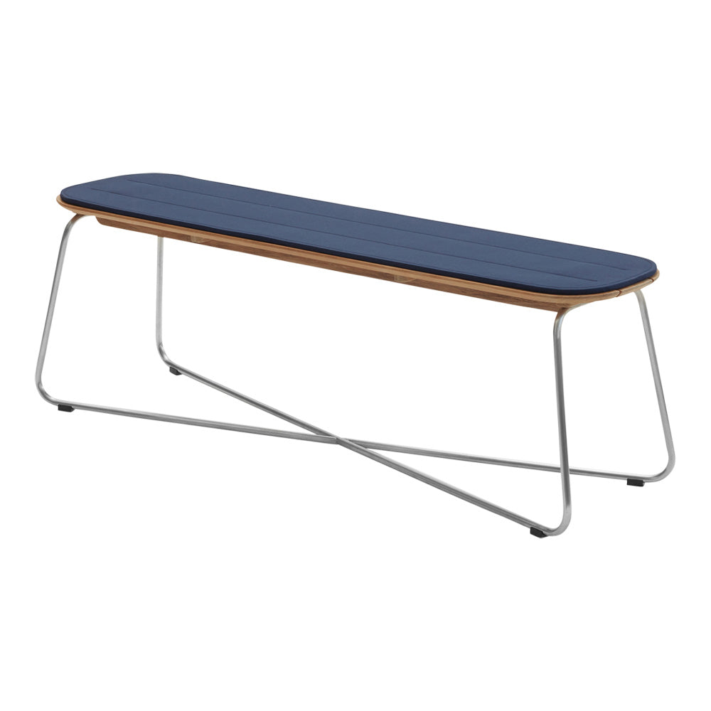 Lilium Outdoor Bench Cushion, Marine