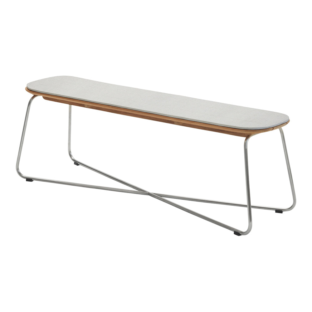 Lilium Outdoor Bench Cushion, Papyrus