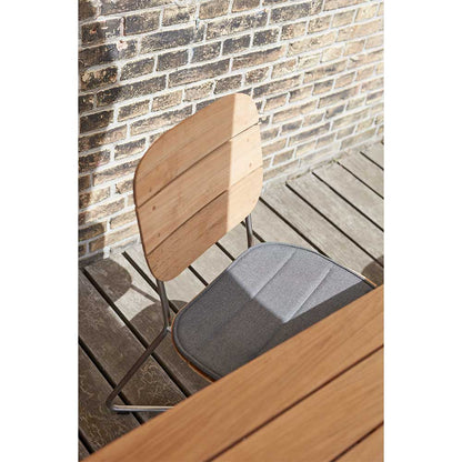 Lilium Outdoor Chair Cushion - Charcoal