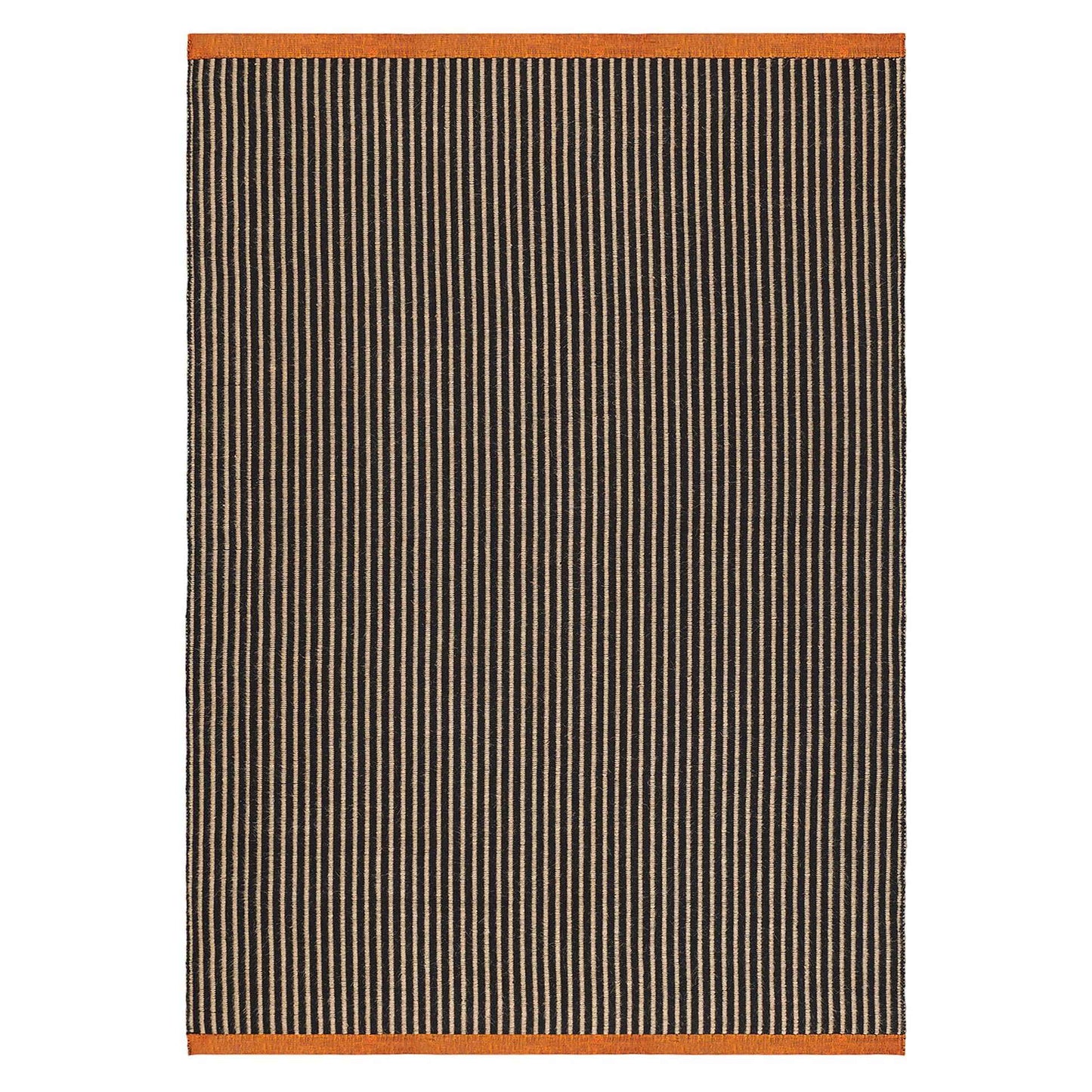 Line Rug - Natural, Black