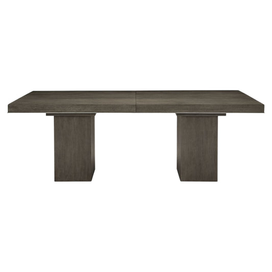 Linea Rectangular Dining Table - Charcoal