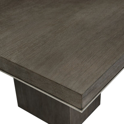 Linea Rectangular Dining Table - Charcoal