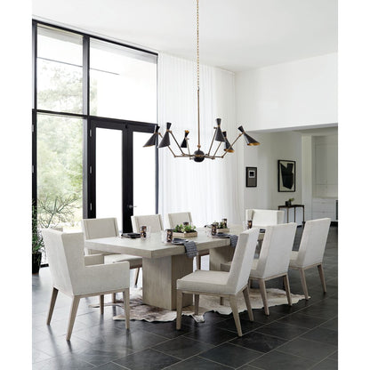 Linea Rectangular Dining Table - Greige