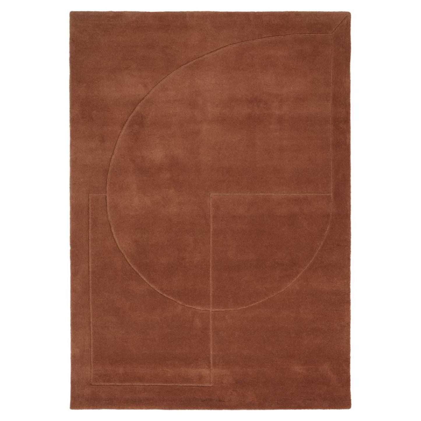 Lineal Poem Rug - Amber