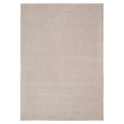 Lineal Poem Rug - Beige