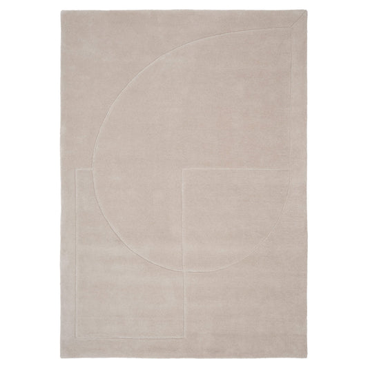 Lineal Poem Rug - Beige