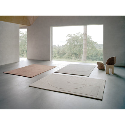 Lineal Poem Rug - Gray