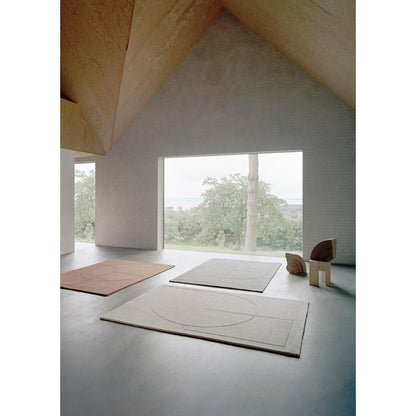 Lineal Poem Rug - Moss