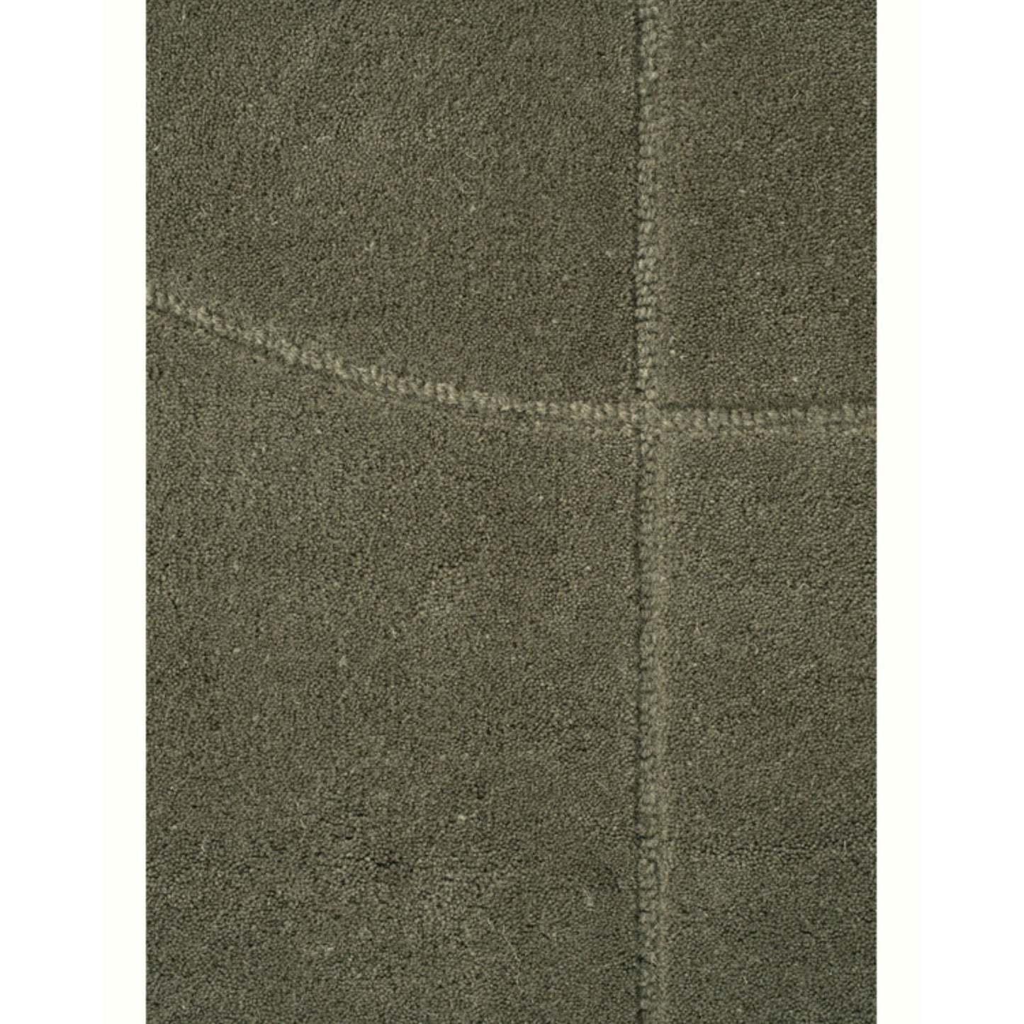 Lineal Poem Rug - Moss