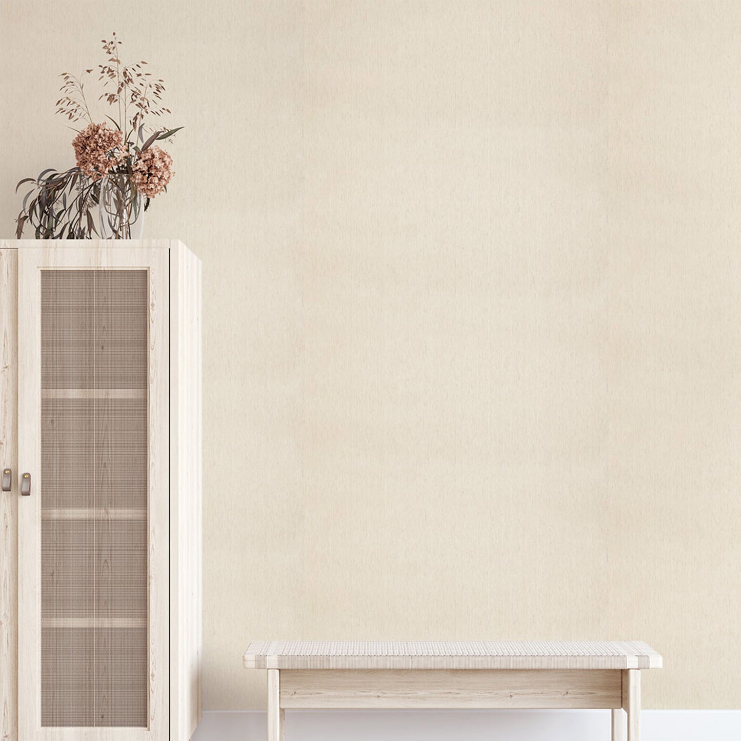 Linen Wallpaper - Shimmering Pear