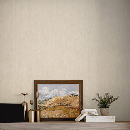 Linen Wallpaper - Shimmering Pear